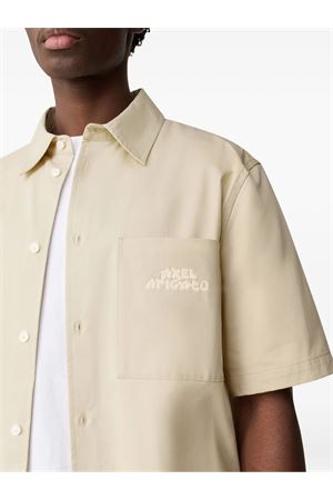 Camicia Drew in cotone beige AXEL ARIGATO | A3980002PALEBEIGE